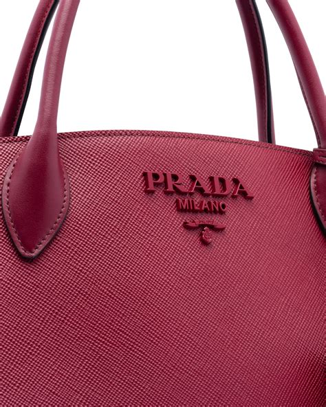 Prada monochrome saffiano bag